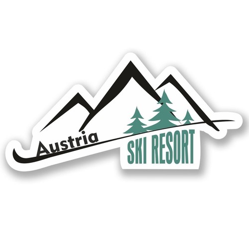 Austria ski resort - ski, vinyl