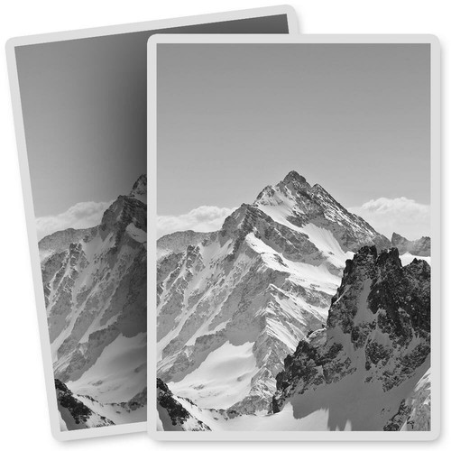 Vinyl stickers 7x10cm bw - vinyl,