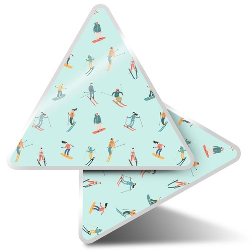 Triangle stickers 5cm - stickers,