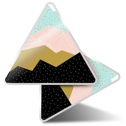 Triangle stickers 5cm - triangle,