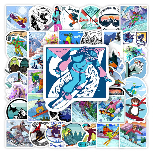 Winter ski snowboard adventure - winter,