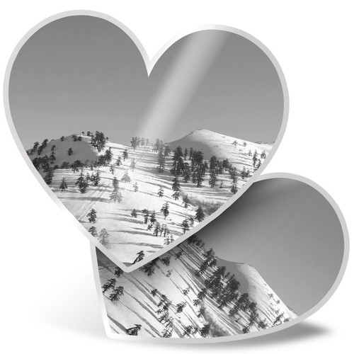 Heart stickers bw - 15, cm