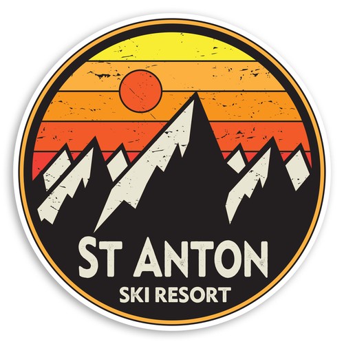 10cm anton ski resort - st,