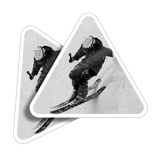 Triangle shape vinyl - 2x,