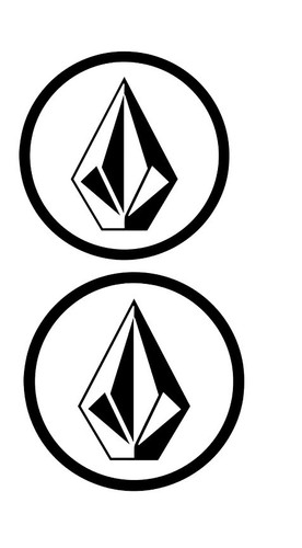 Volcom vinyl decal - 2,