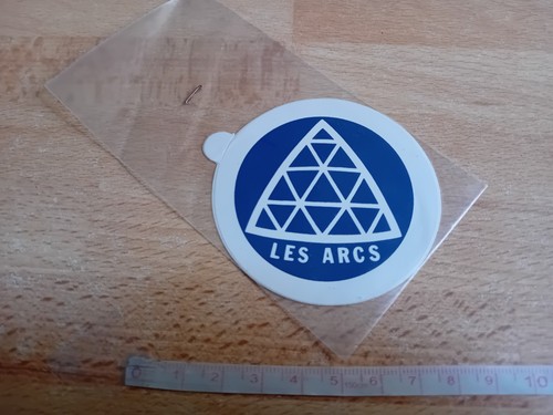 Sticker station ski les - ski, arcs