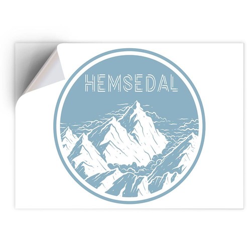 Vinyl sticker hemsedal - 1x,
