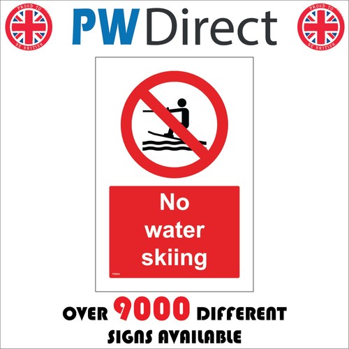Sign water skiing - sign,