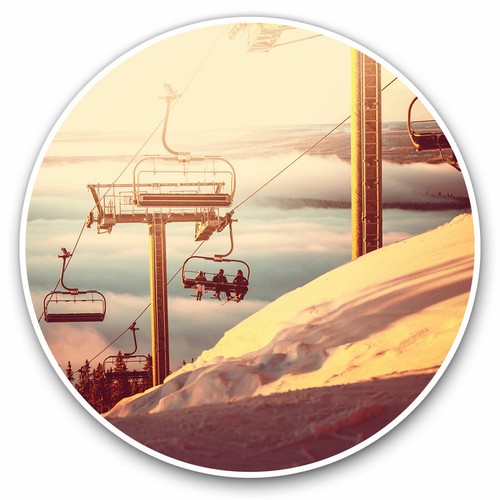 Vinyl stickers 15cm ski - x,