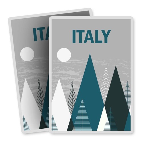 Vertical vinyl stickers - 2x,