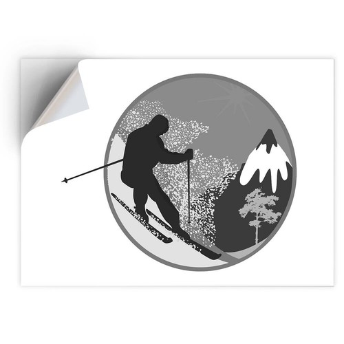 Vinyl sticker bw - 1,